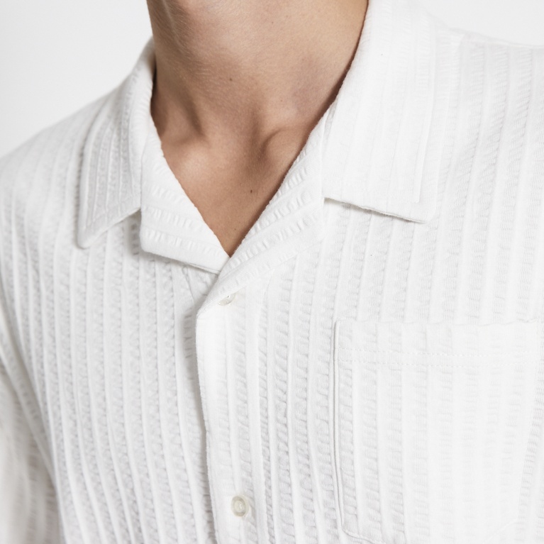 Short sleeve shirt "Sammie" Off white